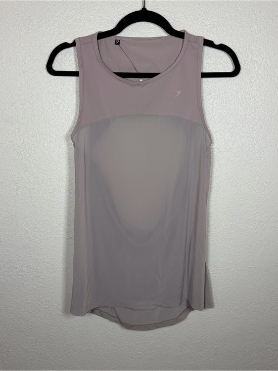 Gymshark Tops - Gymshark M Women’s Mauve Open Back Speed Tank Mesh Athleisure Comfort Activewear